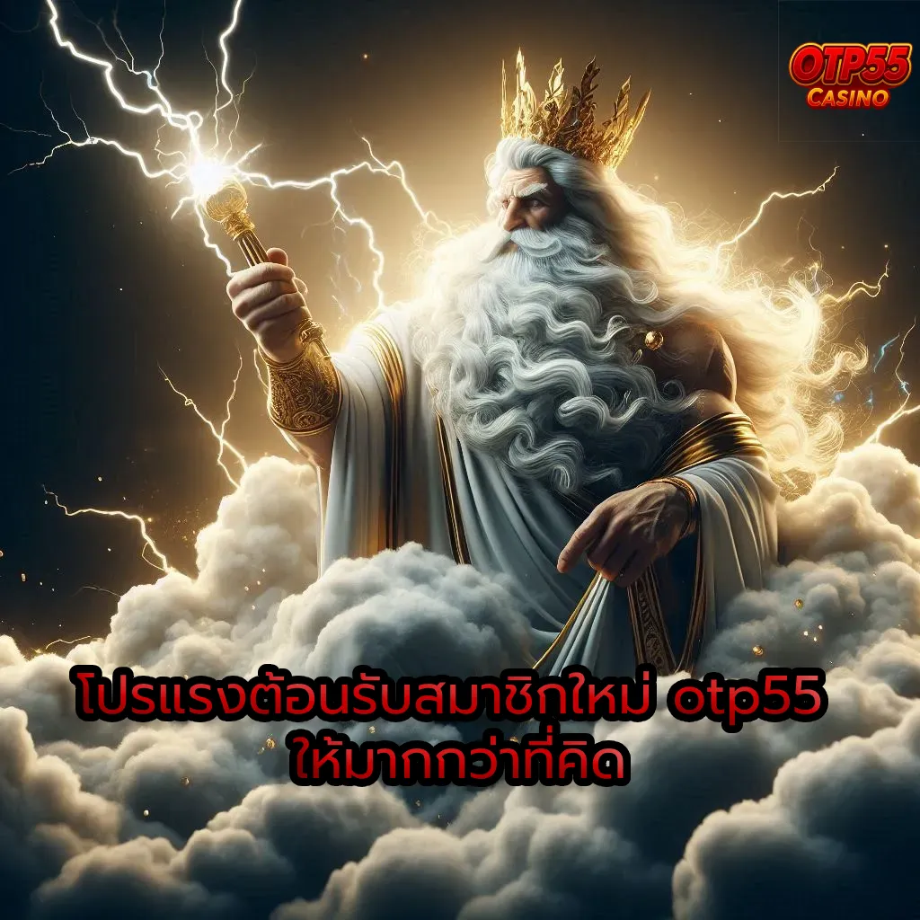 โปรแรงต้อนรับสมาชิกใหม่ otp55 ให้มากกว่าที่คิด